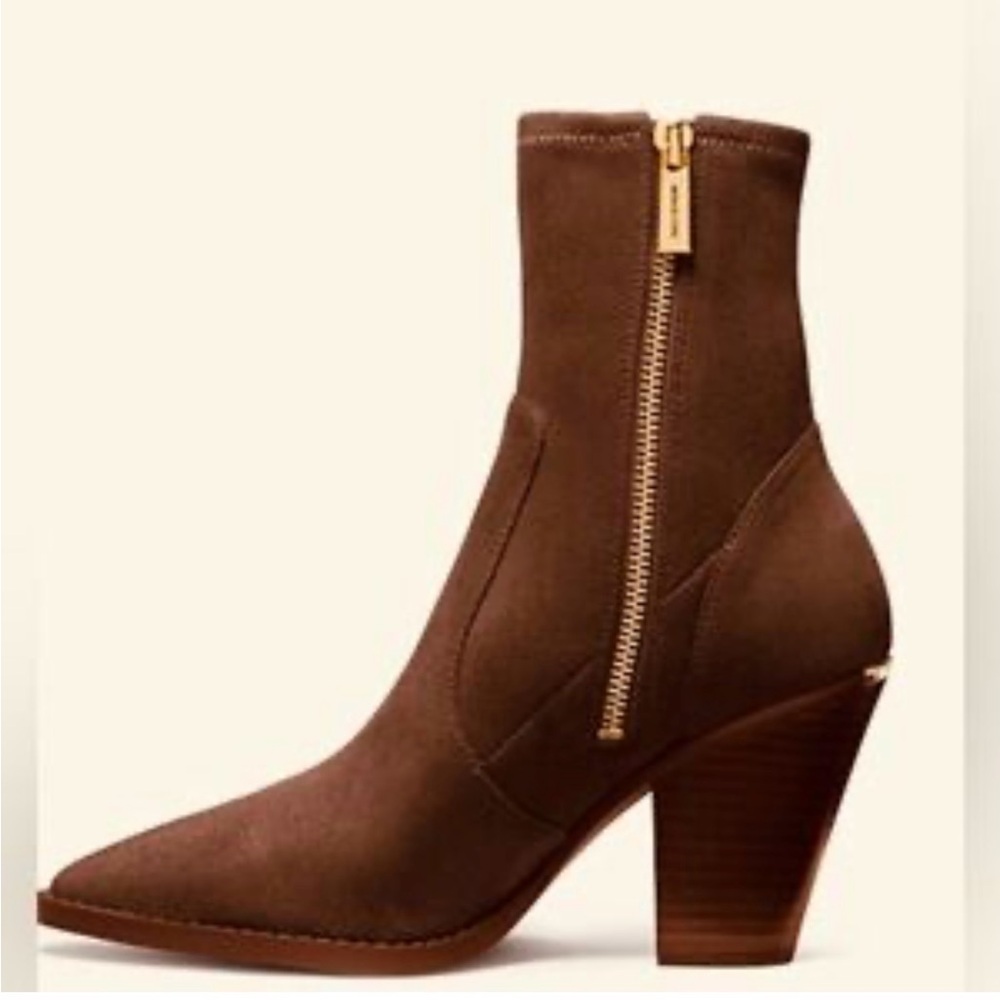 NEW Michael Kors Elegant Brown suede Heeled Boots
